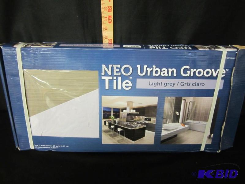 lot 7 image: New In Box NEO Urban Groove Floor Tile