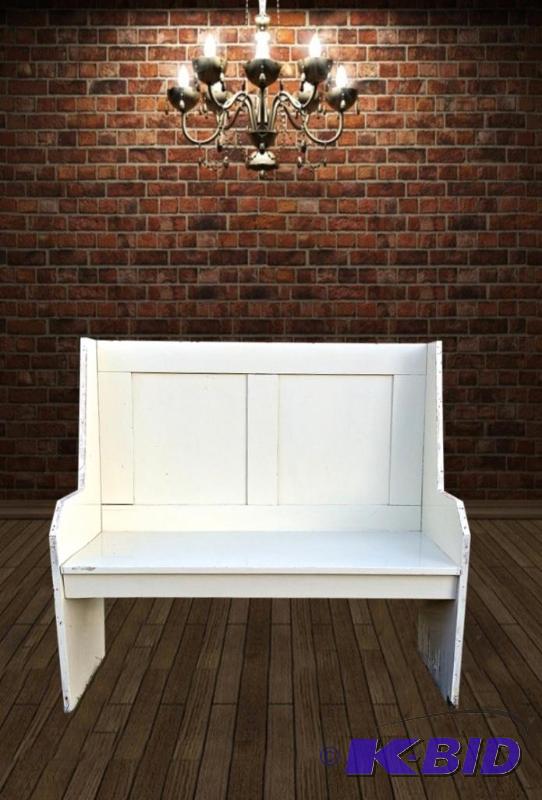 Antique Church Bench