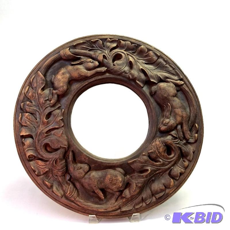 Carved Folk art mirror
