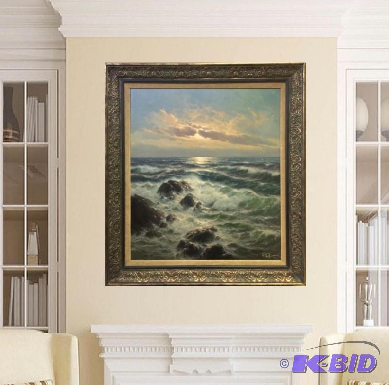 Large Stunning Original Oil painting in Ornate Frame by the Famous Walter Dettman