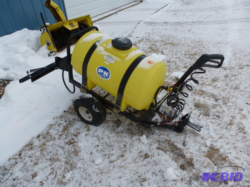 lot 8 image: P-K Mfg lawn sprayer 35 gallon lawn sprayer-...