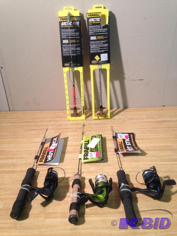 Ice Fishing Poles and Tip Ups