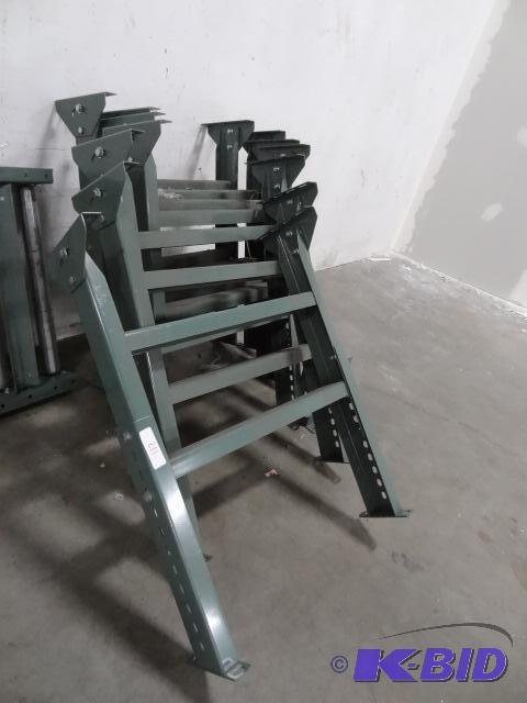 lot 117 image: 7 Conveyor Legs. Adjustable Height...