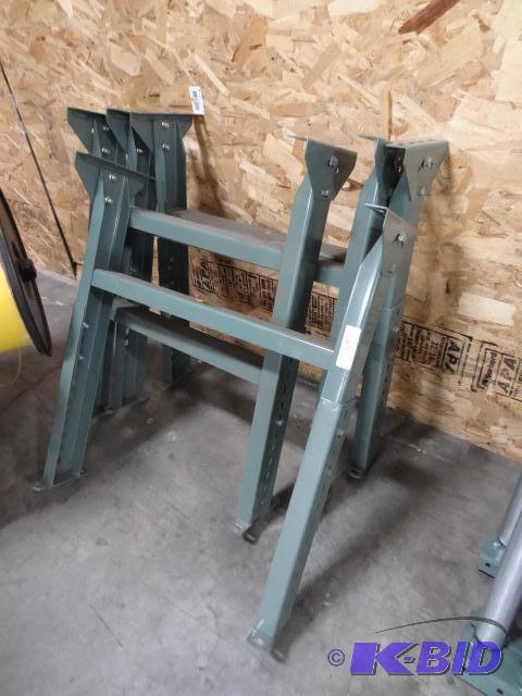 lot 119 image: 4 Conveyor Legs. Adjustable Height...