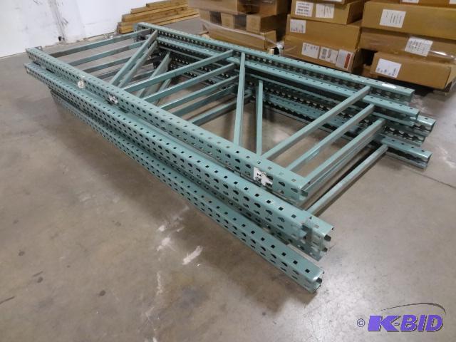 lot 13 image: 5 Pallet Rack Uprights. 42 X 96. Interlake...