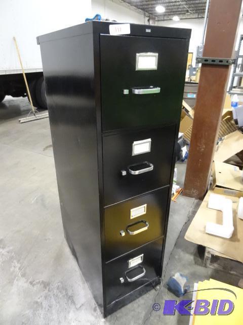 lot 137 image: 15" Metal 4 Drawer File Cabinet...