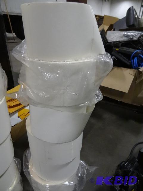 lot 142 image: 6 Rolls of Laser Labels for Zebra Label Print...