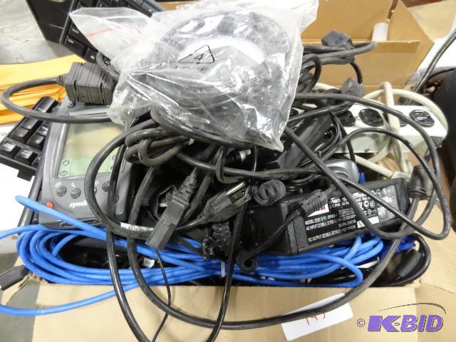 lot 145 image: Box of Keyboards. Mice, Cables, Misc Electron...