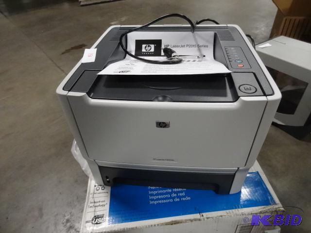 lot 150 image: HP Laser Jet P2015DN Printer. Printed Test Pa...