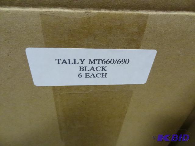 lot 161 image: Tally MT 660690 Ribbon Cartridges. Qty 6...