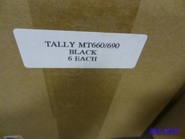 lot 162 image: Tally MT 660690 Ribbon Cartridges. Qty 6...