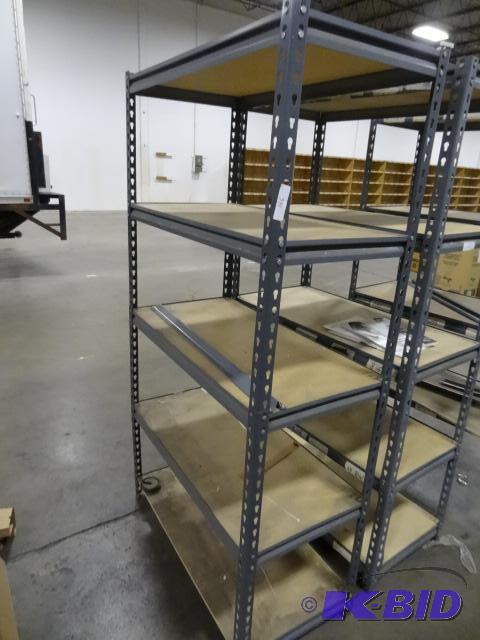 lot 167 image: 36 X 18 X 68 Slide N Lock Shelf Unit...