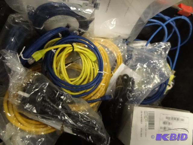 lot 178 image: Bin of Misc Network and Power Cables...