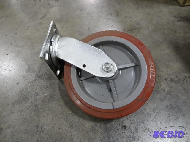 lot 181 image: 3 Caster Wheels 8"...