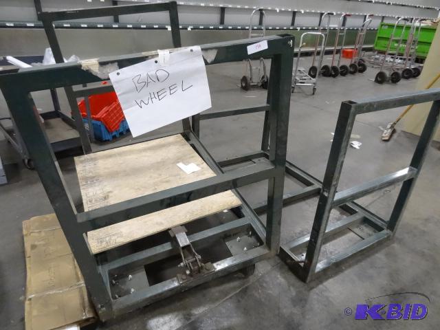 lot 184 image: 2 Metal Carts for Parts...
