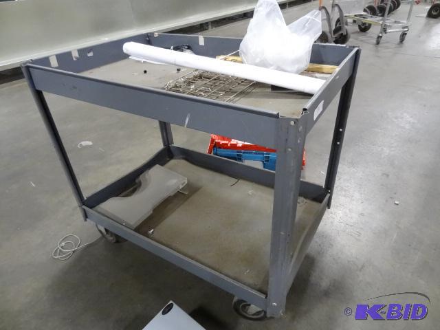 lot 186 image: Metal Shop Cart...