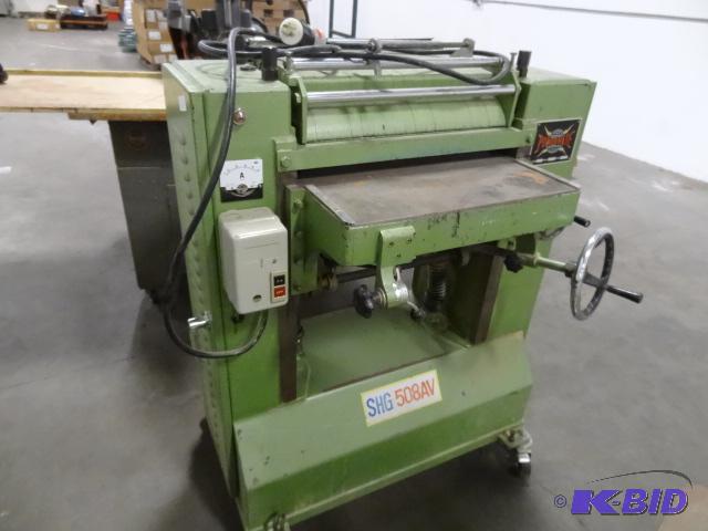 lot 2 image: Andreou Industries Model SHG-508AV Planer. On...