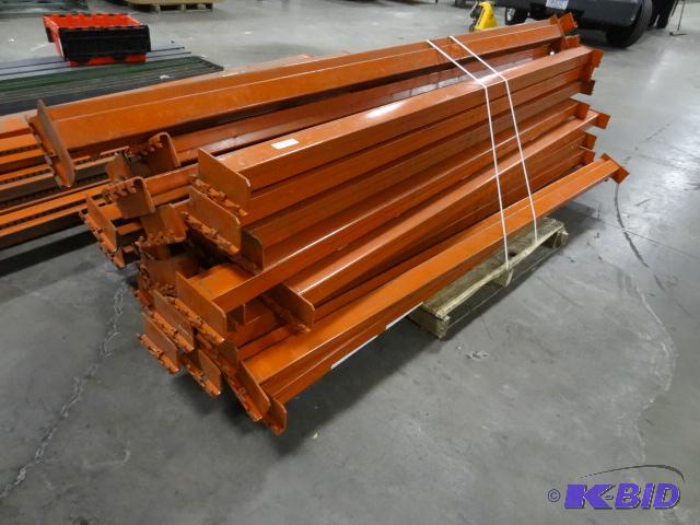 lot 21 image: 10 Pallet Rack Beams. 96 X 4 12...