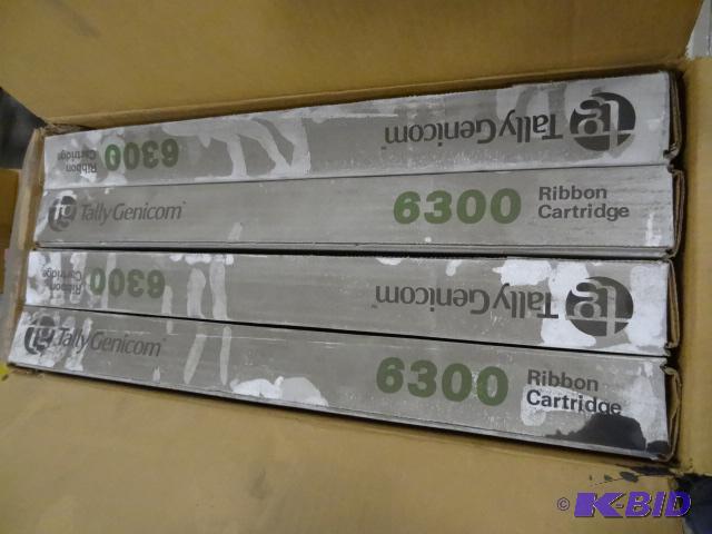 lot 210 image: Tally Genicom 6300 Ribbon Cartridge. Qty 4...