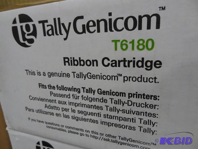 lot 215 image: Tally Genicom T6180 Ribbon Cartridge. Qty 4...