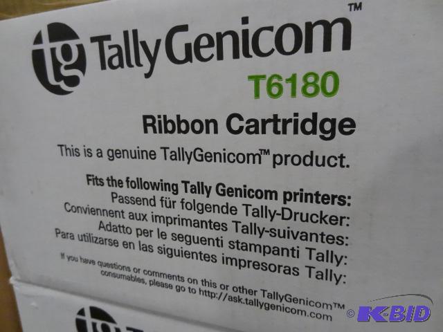 lot 216 image: Tally Genicom T6180 Ribbon Cartridge. Qty 4...