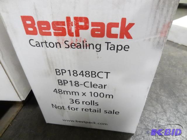 lot 218 image: 48mm X 100m Box Tape. 36 Rolls...