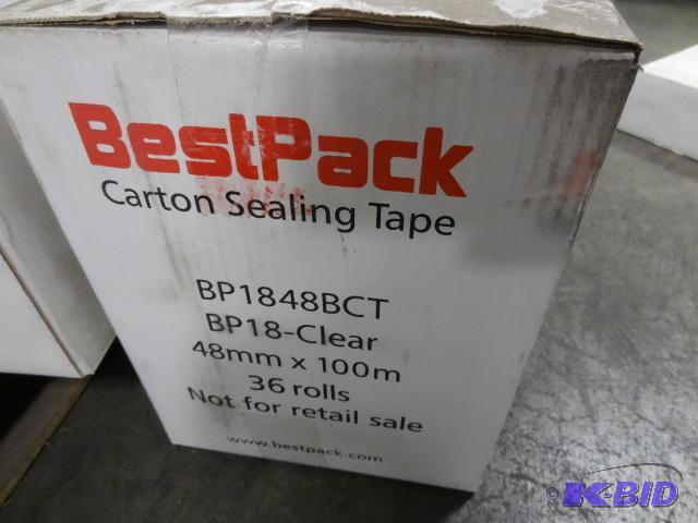 lot 219 image: 48mm X 100m Box Tape. 36 Rolls...
