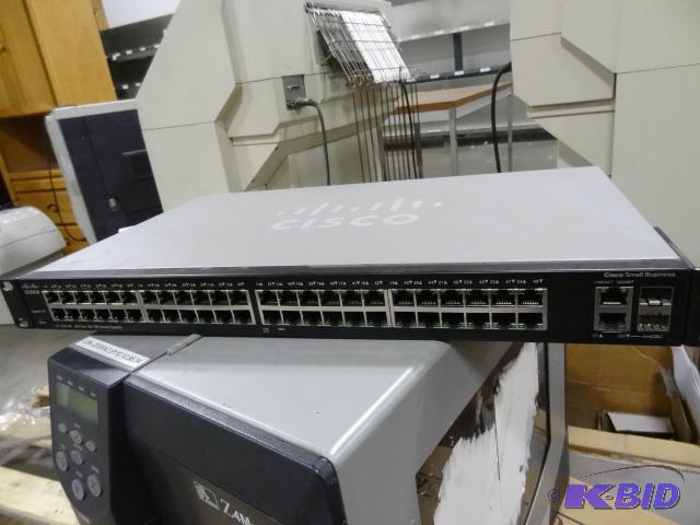 lot 234 image: Cisco SF200-48, 48 Port 10100 POE Smart Swit...