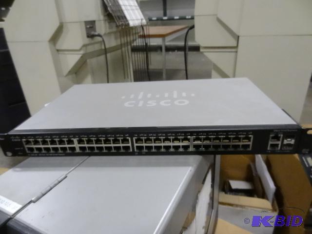 lot 235 image: Cisco SF200-48, 48 Port 10100 POE Smart Swit...
