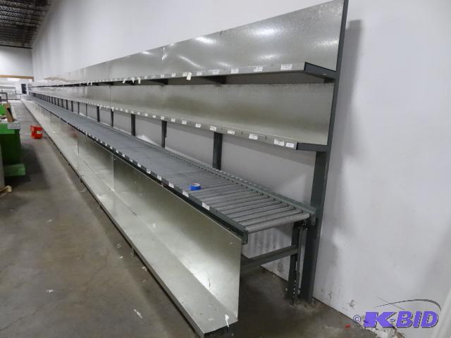 lot 24 image: Nytrol Packaging Conveyor Line. 26" X 17...