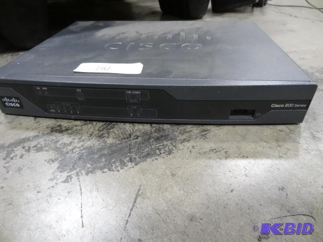 lot 242 image: Cisco 800 Series Model 861,881...
