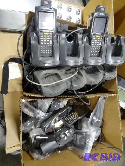 lot 248 image: 2 Boxes of Symbol Scanners and Charging Bases...