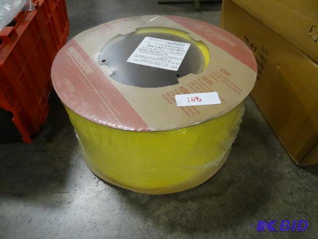 lot 268 image: New Roll of Signode Poly Strapping. 25,000 ft...