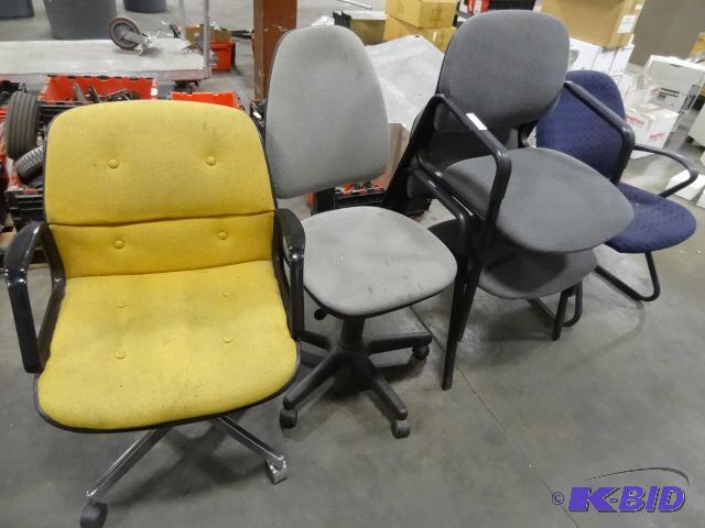 lot 341 image: 5 Misc Chairs...