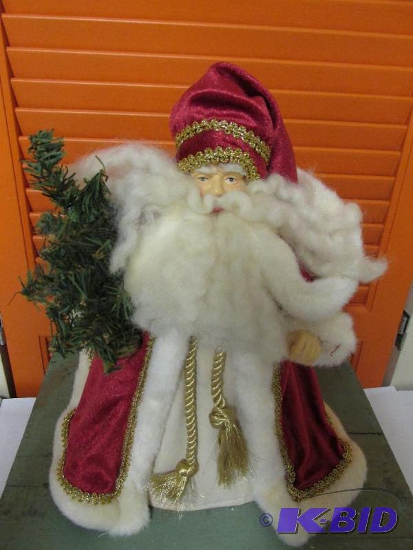Santa Claus as a Tree Topper or to sit on your table