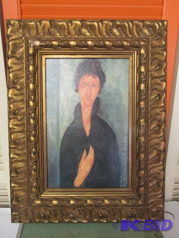 Stunning Antiqued Gold Picture Frame - Made in Italy