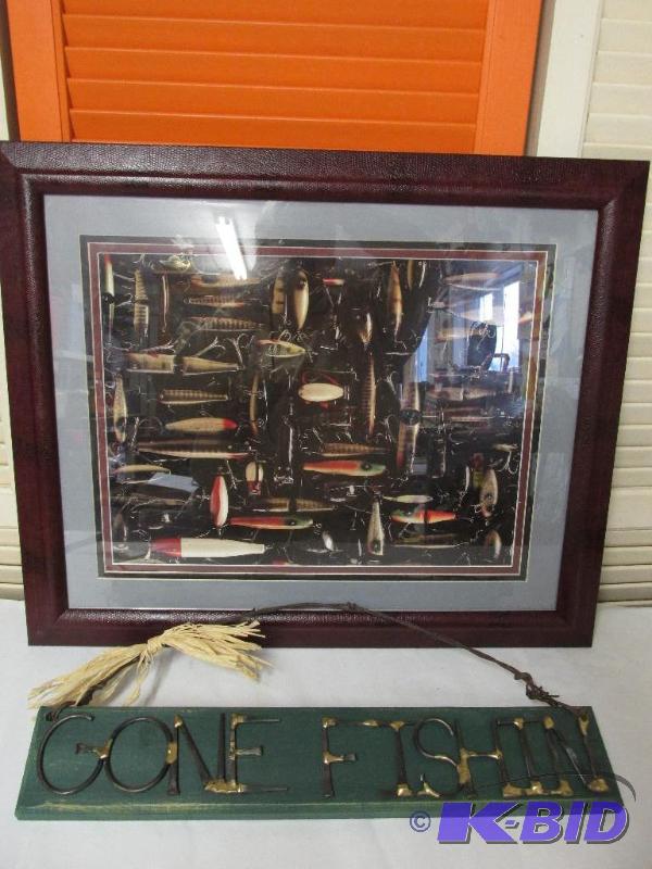 Cool Picture of Lures and Hand-Forged Nails  GONE FISHING