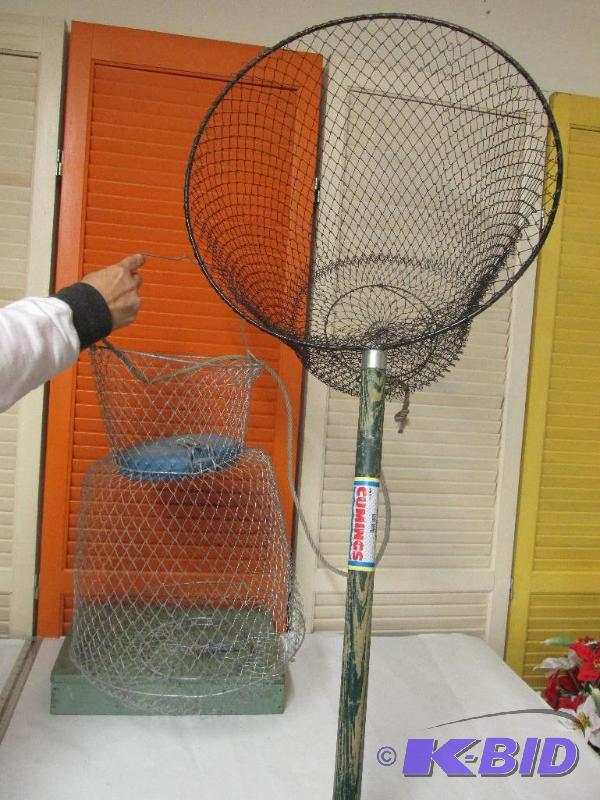 Collapsible Fish Baskets and Net