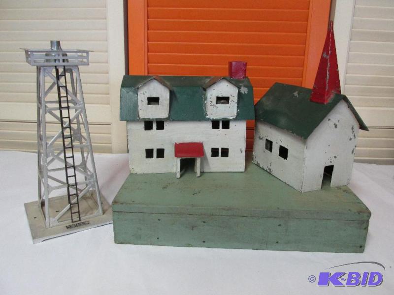 Hand-Crafted Metal Buildings - and - #394 Beacon (Tower) by the Lionel Corporation, NY