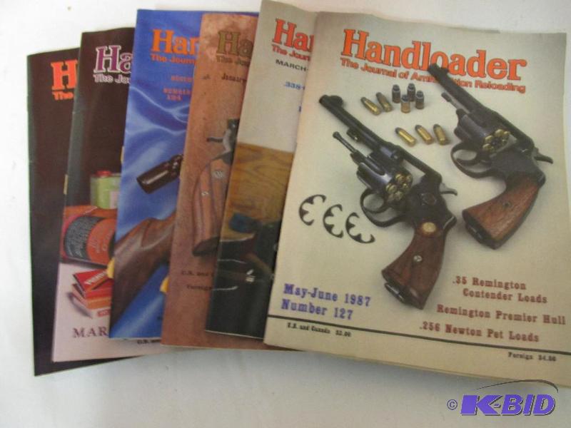 Group of Six Handloader Magazines from 1986 and 1987
