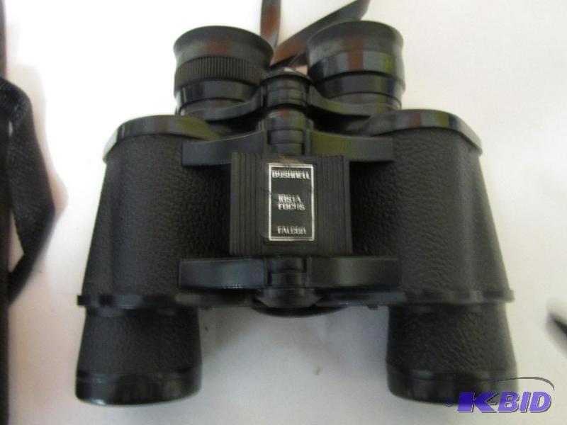 Set of Bushnell Binoculars with Case 7 X 35