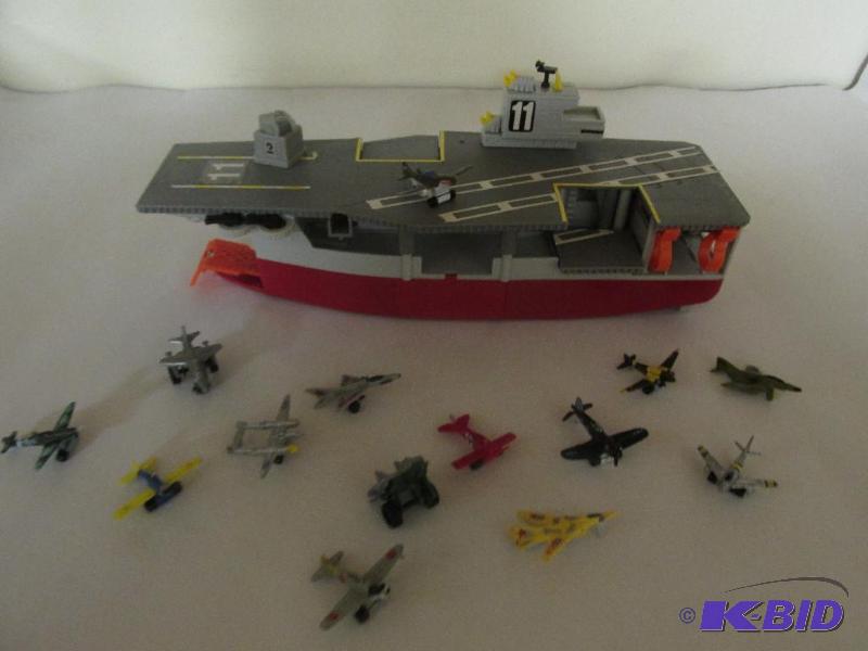Lot of Planes and a Small Aircraft Carrier.