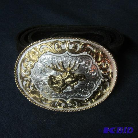 Moose Buckle and Belt