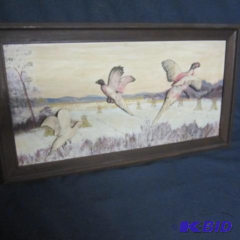Vintage 3D Wildlife Art