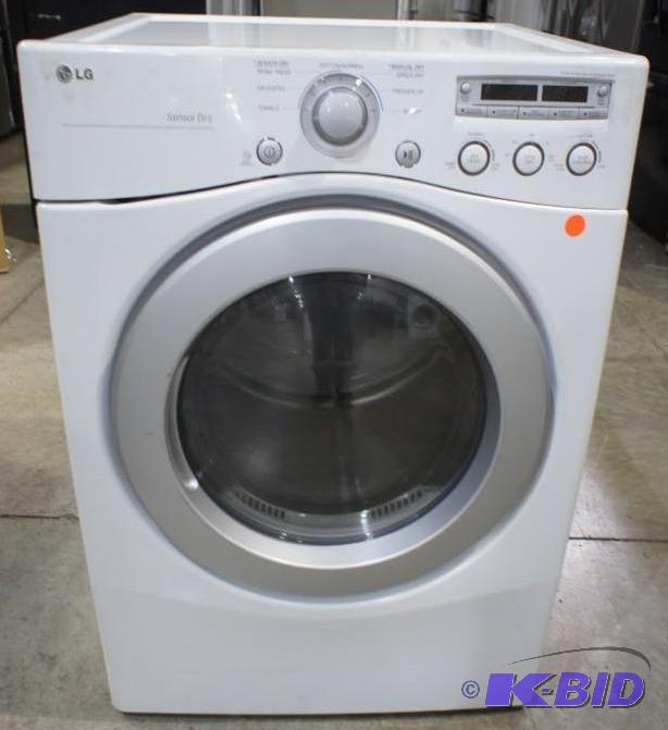 11) New LG Dryer Model # (DLE2250W) front-loa...