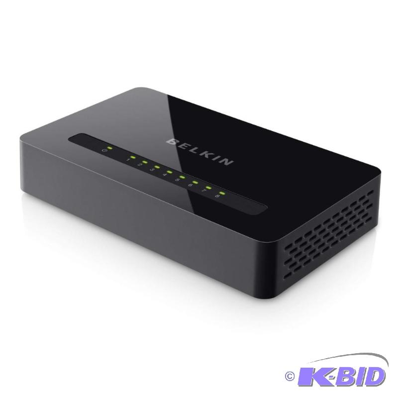 Belkin Wired 8-Port Gigabit Network Switch (E4G0810)