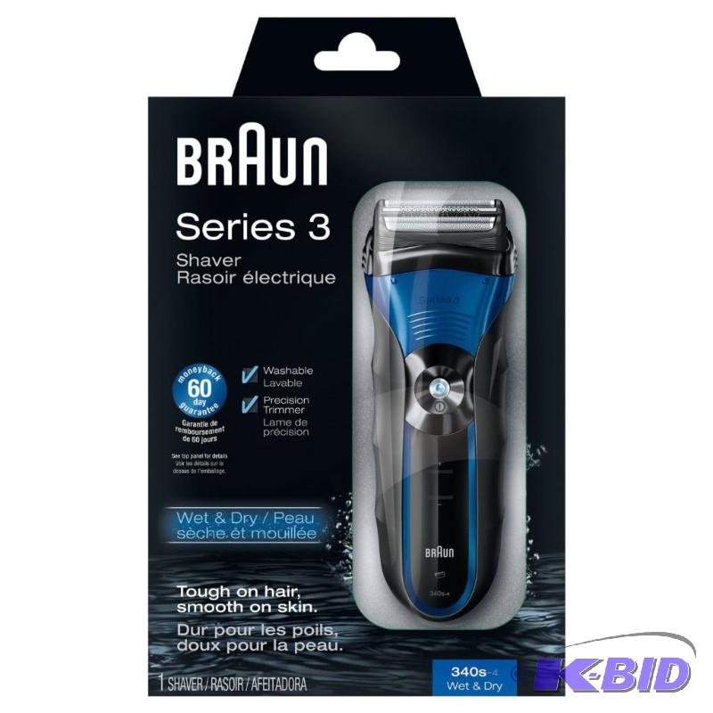 Braun Series 3-340s Wet & Dry Mens Shaver 1 Count