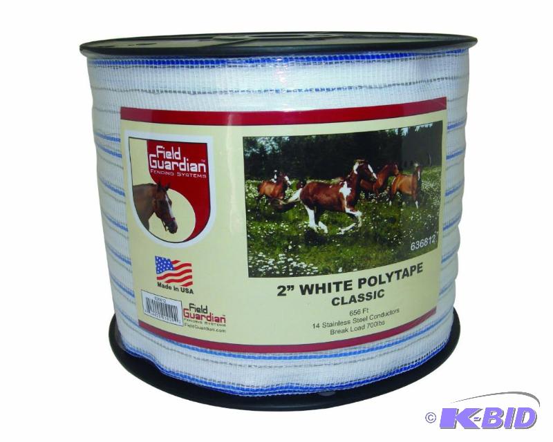 Field Guardian 2 White Polytape Classic for electric fence