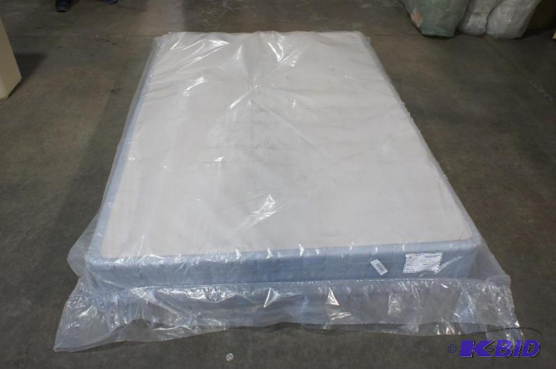 Serta Full Box Spring. MSRP $199.Dirt on plas...