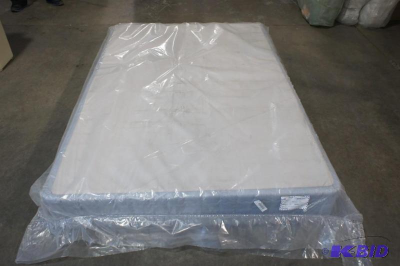 Serta Full Box Spring. MSRP $199.Dirt on plas...
